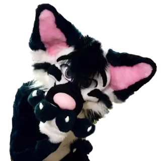 😌 d0cdb57c Furry, Fursona, Anthro, Animal, Fursuit, Mascotte, Mignon telegram sticker