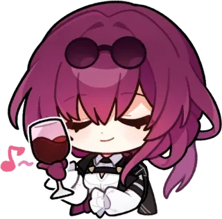 🍷 312c147c 动漫, 卡通, 葡萄酒, 可爱, 动画, 贴纸, 饮料 telegram sticker