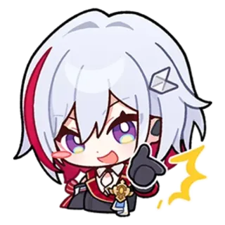 👉 96a3ba23 动漫, Q版, 贴纸, 可爱, 漫画, 卡哇伊 telegram sticker