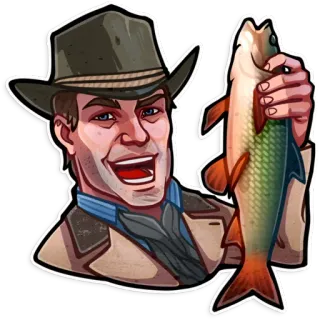 Red Dead Redemption telegram stickers