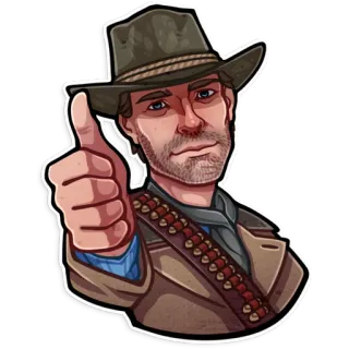 Red Dead Redemption telegram stickers
