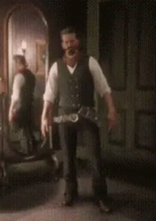 🕺 0a07b37f 서부극, 총잡이, 카우보이, 권총, 황야의 서부 whatsapp sticker