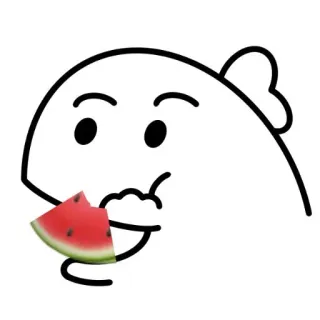 🦖 3af83955 semangka, makan, kartun, makanan, camilan, imut telegram sticker