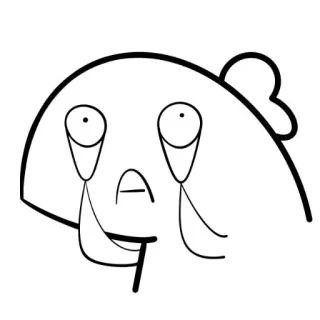 🦖 4573748b Kartun, Sedih, Menangis, Air mata, Emosi, Tertekan telegram sticker