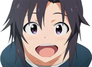 😃 16e8e59b anime, manga, cartone animato, personaggio, sorridente, felice, ragazzo whatsapp sticker