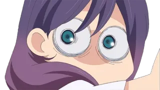 😳 8d5ec786 anime, cartone animato, reazione, scioccato, sorpresa, divertente whatsapp sticker