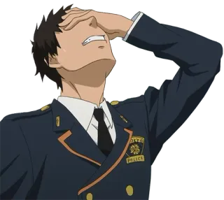 😫 f44b23d5 TOKYO POLICE polizia, anime, ufficiale, divisa, tokyo, forze dell'ordine whatsapp sticker
