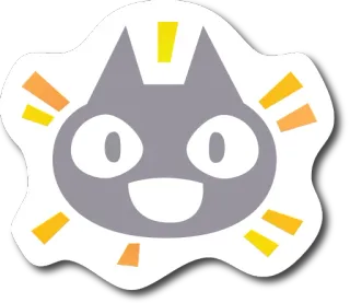 😃 28d6bb9f kat, sticker, cartoon, dier telegram sticker