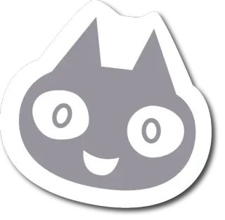 😃 5ff0b849 kat, sticker, cartoon, schattig, dier telegram sticker