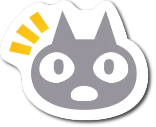 😲 8d8725f2 kat, verrast, uitroep, sticker, cartoon telegram sticker