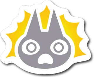 🤯 a5421e60 kat, verbaasd, cartoon, sticker, grijs, dier, geschrokken telegram sticker