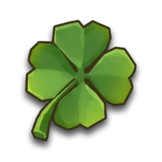 🍀 5d02234e trèfle, trèfle à quatre feuilles, chance, shamrock, vert, plante telegram sticker