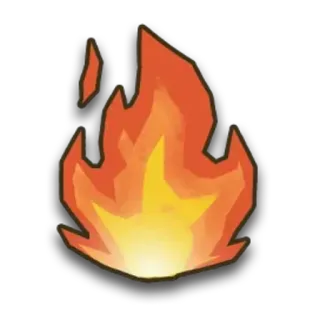 🔥 74cbc227 feu, flamme, chaud, brûlant, chaleur, énergie telegram sticker
