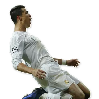 😎 0a3c2227 Cristiano Ronaldo soccer, athlete, football, celebration, player whatsapp sticker