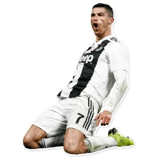😮 4298d2b4 Cristiano Ronaldo soccer, football, athlete, celebration, ronaldo whatsapp sticker