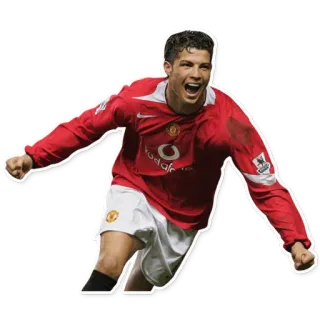 😮 45a7b337 Cristiano Ronaldo soccer, sport, football, athlete, celebration whatsapp sticker