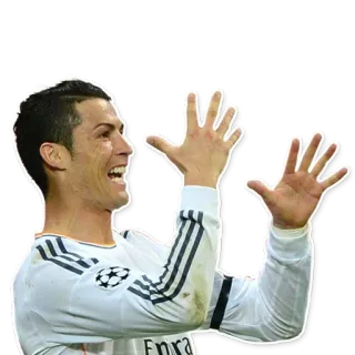 🤩 6c0c4a07 Cristiano Ronaldo soccer, football, athlete, sports, player whatsapp sticker