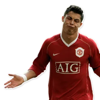 😏 ac98e837 Cristiano Ronaldo soccer, football, player, ronaldo, manchester united, athlete whatsapp sticker