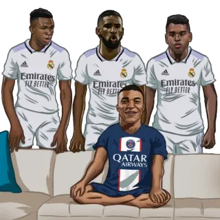 Stickers by @realmadridcdf telegram stickers