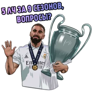 Stickers by @realmadridcdf telegram stickers