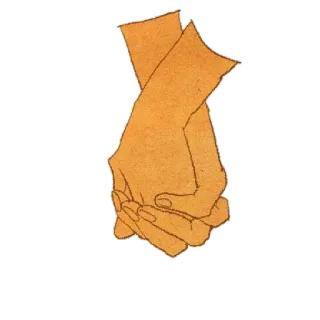 ✋ f293b9cb mãos, dadas as mãos, amizade, apoio, amor, carinho telegram sticker