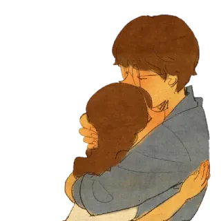 👫 fb4fcbcb abraço, amor, casal, abraço, afeição, juntos telegram sticker