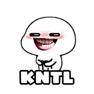 🙈 340f0858 KNTL Dibujos animados, Emoji, Humor, Meme, Expresión, Personaje telegram sticker