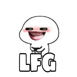 😁 8709ed4e LFG Meme, Jerga de internet, LFG telegram sticker