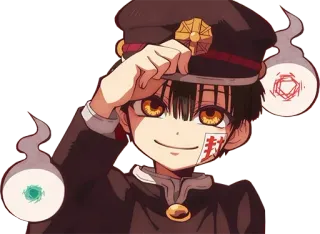 🧡 b9a22439 Hanako-kun Toilet-Bound Hanako-kun 애니, 만화, 유령, 영혼, 학교, 교복, 초자연, 캐릭터 telegram sticker