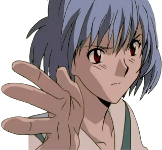 🔷 1912e548 Rei Ayanami Neon Genesis Evangelion 动漫, 绫波, 绫波丽, 新世纪福音战士, 角色, 女孩 telegram sticker