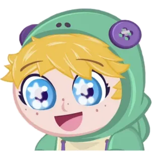 ⚡️ adf41eff cartoon, character, cute, frog, anime telegram sticker