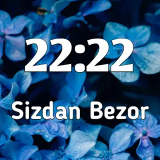🔐 6871050c 22:22
Sizdan Bezor Zeit, Blau, Blumen, 22:22, sizdan bezor telegram sticker