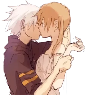 💋 72a6af22 จูบ, โรแมนติก, ความรัก, คู่รัก telegram sticker