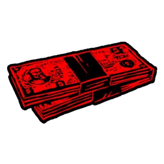 💵 8c85cd7d деньги, наличные, купюры, стопка, финансы, богатство, валюта whatsapp sticker