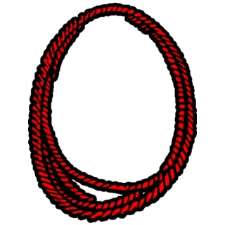 🇧🇳 c0605c77 веревка, красный, контур, вестерн, ковбой, лассо whatsapp sticker