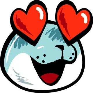 😍 a4a038e2 gatto, cuori, amore, emoji, carino, adesivo, cartone animato telegram sticker