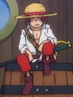 😐 69a93f66 Shanks One Piece อนิเมะ, แชงคส์, วันพีซ, โจรสลัด, ดาบ telegram sticker