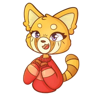Red Panda Toffee telegram stickers