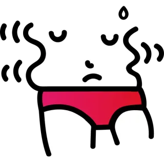 💩 8a33a72b Hoạt hình, Tối giản, Nhân vật, Đồ lót, Buồn, Hình telegram sticker