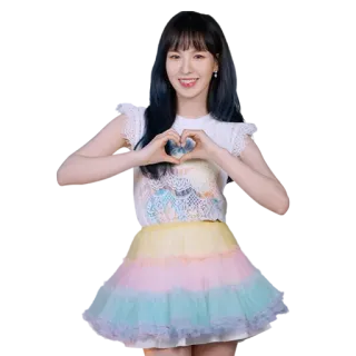 ❤️ 3338f421 wanita, senyum, hati, cinta, lucu, bahagia telegram sticker