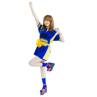 ☝️ 53c2b75c CHEERLEADER Pemandu sorak, Seragam, Kostum, Olahraga, Menari, Pesta telegram sticker