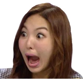 😧 87e9ab7b terkejut, wanita, kaget, ekspresi wajah, reaksi, asia telegram sticker