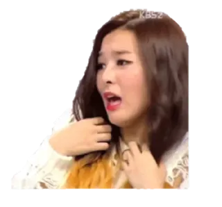 😖 3fde7d38 persoon, vrouw, uitdrukking, geschrokken, angst, bang telegram sticker