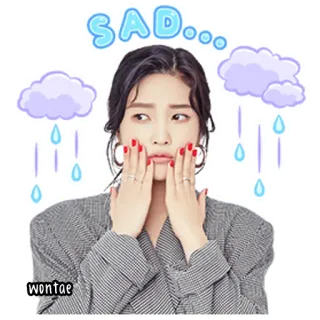 🍰 7581cad5 SAD... triste, piovoso, arrabbiato, nuvole, malinconia, deluso whatsapp sticker