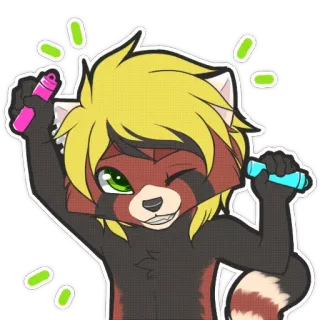 RedWhiskey telegram stickers