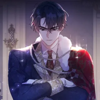 🗝 590997f0 อนิเมะ, ตัวละคร, แฟนตาซี, ผู้ชาย, ศิลปะดิจิทัล telegram sticker