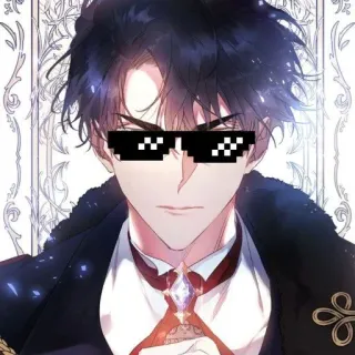 🗝 a132ad3c อนิเมะ, แว่นกันแดด, Deal with it, เท่, ตัวละคร, ศิลปะ, มังงะ telegram sticker