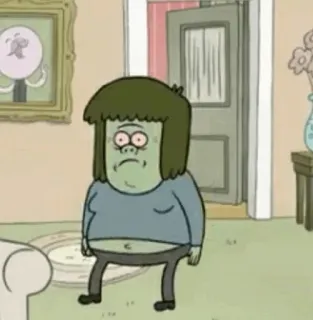 👾 4f70087f Muscle Man Regular Show Cartone animato, Divertente, Personaggio, Regular Show, Muscle Man telegram sticker