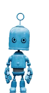 👍 766a66bf robot, mainan, biru, android, mesin, otomatisasi whatsapp sticker