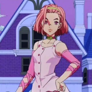 🍡 82edfbb1 Yukako Yamagishi JoJo's Bizarre Adventure 动漫, 角色, 粉丝作品 telegram sticker